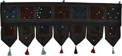 

Lal Haveli Vintage Handmade Cotton Bandhanwar Home Décor Door Valance Hanging Toran(Cotton)