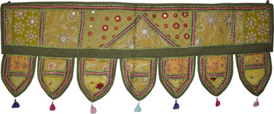 

Lal Haveli Ethnic Patchwork With Embroidery Door Hanging Toran(Cotton)