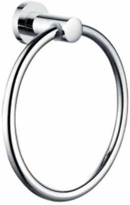 

HOMEDECORHD Silver Ring Glossy Bathroom Fittings SILVER Towel Holder(Silver)