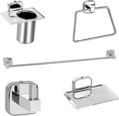 

Bathla SQUARE SERIES 25 inch 1 Bar Towel Rod(Stainless Steel Pack of 5)