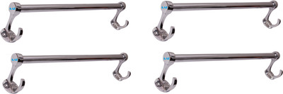 

AAI Royal Hook Stainless Steel Set Of Four 24 inch 4 Bar Towel Rod(Stainless Steel Pack of 4)