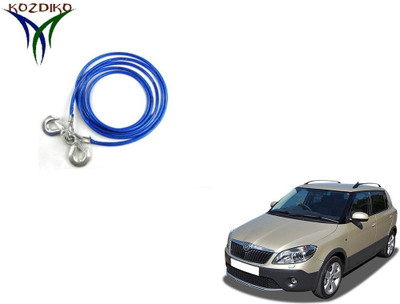

Kozdiko Heavy Duty 7000Kgs 12MM 4Mtrs Tow Rope for Skoda Fabia 4 m Towing Cable(Steel, 7000 kg Pull Capacity)