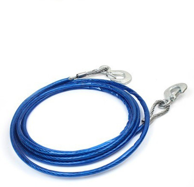 

Auto Addict Heavy Duty 3 Ton 8 MM Tow Rope 4 m Towing Cable(Steel, 3000 kg Pull Capacity)