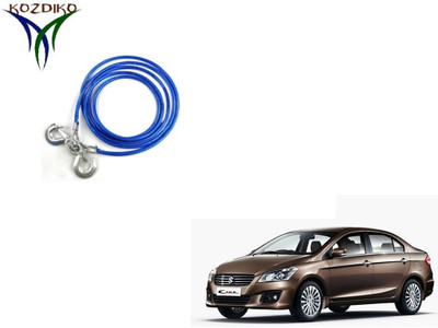 

Kozdiko Heavy Duty 7000Kgs 12MM 4Mtrs for Maruti Ciaz 4 m Towing Cable(Steel, 7000 kg Pull Capacity)
