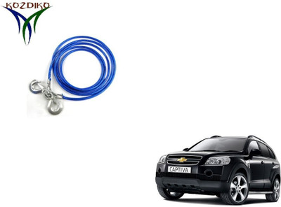 

Kozdiko Heavy Duty 7000 Kgs 12MM 4mts for Chevrolet Captiva 4 m Towing Cable(Steel, 7000 kg Pull Capacity)