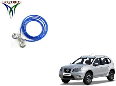 

Kozdiko Heavy Duty 7000 kgs 12 MM 4Mtr Tow Rope for Nissan terrano 4 m Towing Cable(Steel, 7000 kg Pull Capacity)