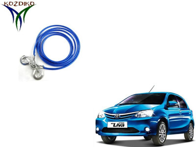 

Kozdiko Heavy Duty 7000 Kgs 12MM 4mtrs for Toyota Etios Liva 4 m Towing Cable(Steel, 7000 kg Pull Capacity)