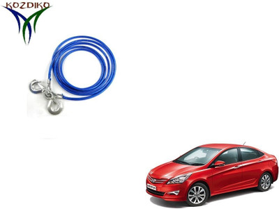 

Kozdiko Heavy Duty 7000 kgs 12 MM 4Mtr Tow Rope for Hyundai Verna Fluidic 4S 4 m Towing Cable(Steel, 7000 kg Pull Capacity)