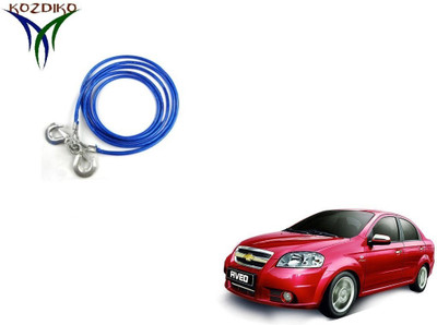 

Kozdiko Heavy Duty 7000Kgs 12MM 4mtrs for Chevrolet Aveo 4 m Towing Cable(Steel, 7000 kg Pull Capacity)