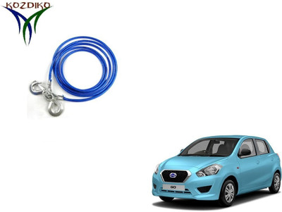 

Kozdiko Heavy Duty 7000Kgs 12MM 4Mtrs for Datsun Go 4 m Towing Cable(Steel, 7000 kg Pull Capacity)