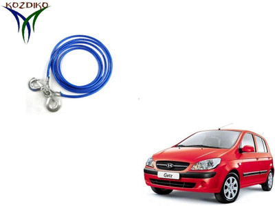 

Kozdiko Heavy Duty 7000 Kgs 12MM 4Mtrs for Hyundai Getz 4 m Towing Cable(Steel, 7000 kg Pull Capacity)