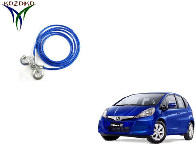 

Kozdiko Heavy Duty 7000 Kgs 12MM 4 Mtrs for Honda Old Jazz 4 m Towing Cable(Steel, 7000 kg Pull Capacity)