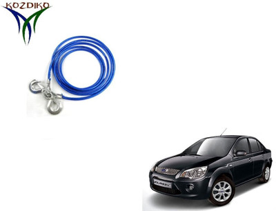 

Kozdiko Heavy Duty 7000 Kgs 12MM 4Mtrs Tow Rope for Ford Fiesta Classic 4 m Towing Cable(Steel, 7000 kg Pull Capacity)