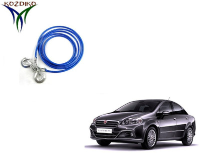 

Kozdiko Heavy Duty 7000 kgs 12 MM 4Mtr Tow Rope for Fiat Linea 4 m Towing Cable(Steel, 7000 kg Pull Capacity)
