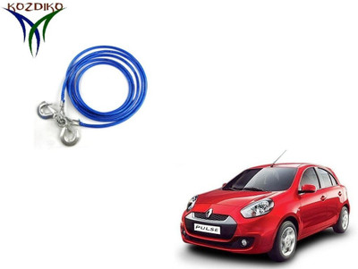 

Kozdiko Heavy Duty 7000 kgs 12 MM 4Mtr Tow Rope for Renault Pulse 4 m Towing Cable(Steel, 7000 kg Pull Capacity)