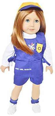 

Brittany's Girl Scouts Daisy Uniform For American Girl(Blue)
