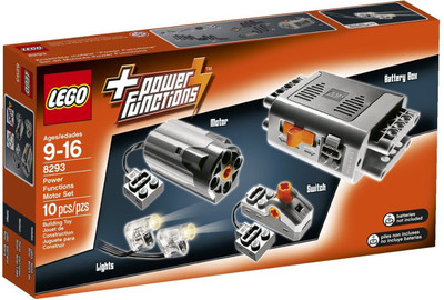 

Lego Medium Motor, Battery Box, Light Cable, switch, Additional Pieces Toy Accessory(LEGO power functions Grey)