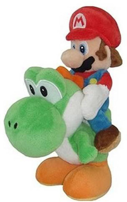 Little Buddy Super Mario Plush Mario And Yoshi Plush8Inch(Green)