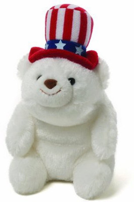 

Gund Snuffles Dressed As Uncle Sam Plush - 7.3 inch(White)