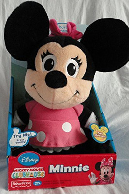Disney Mickey Mouse Clubhouse Clubhouse Cuties Plush Minnie(Black)