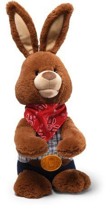 

Gund Easter Cotton Eye Joe Bunny Animated 10" Plush(Brown)