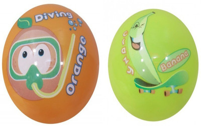 

Boing Scented Ball Pack Of 2 Orenge & Banana With A Attractive Fragrance Softball