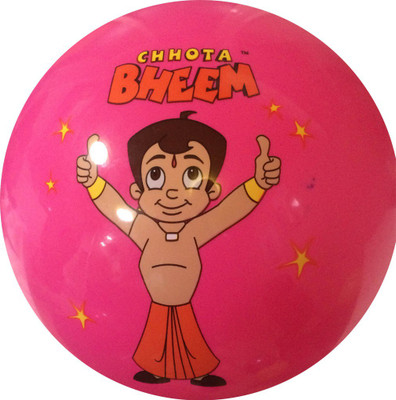 

Boing Multi Decal Florecent Red Ball Chhota Bheem Football