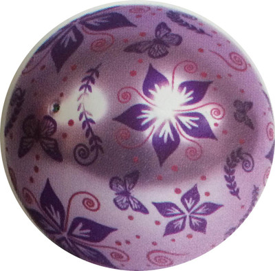 

Boing Play Ball Purple Metallic Flower Football