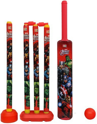 Marvel big cricket set with 4 wickets Cricket