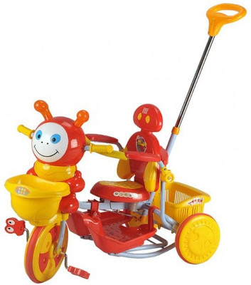 MeeMee Baby Tricycle with Rocker (Red) MM-2801 Orangr Tricycle(Orange, Blue)