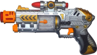 

AM Enterprises Musical Gun With Infra-Red Light(Silver)