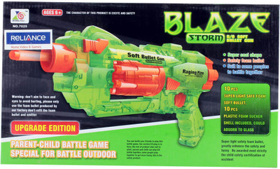 

Blaze Storm 7025 Battery Operated Soft Bullet Gun(Multicolor)