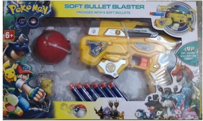 

MK Enterprises Soft Bullet Blaster with Pokomen(Multicolor)