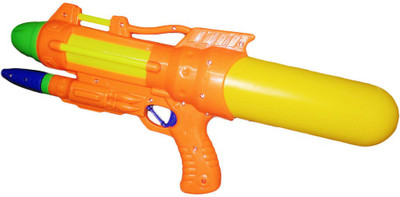

Tickles Holi Festival Pressure Double Shooter Water Gun Pichkari (Free Non-Toxic Herbal Color)(Multicolor)