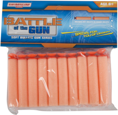 Toys Bhoomi Assaut Rifle Gun Pack - 10 Pieces(Orange)