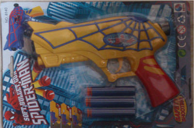 

MK Enterprises Soft Bullet Gun(Spiderman)(Multicolor)