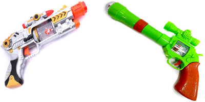 

New Pinch Combo Of Musical lazer sound & projector strike gun for kids(Multicolor)