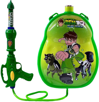 

Darling Toys Ben 10 Holi Water Gun Pichkari Tank Backpack (4.0 LTR)(Green)