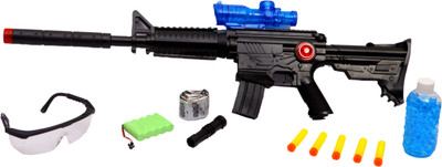 

Bubble Hut M4 Terminator Electric Automatic Water Bullet Bursts Gun Outdoors Battle Paintball CS Cool Black Toy Gun(Multicolor)