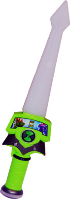 

Shop4everything Ben 10 Sword with light & music(Green)