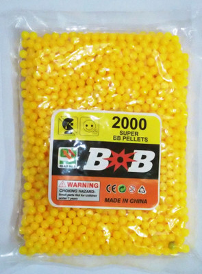 

SEJM Qiaowei BB Pellets Approx. 2000 for Toy Gun Airsoft Gun(Yellow)