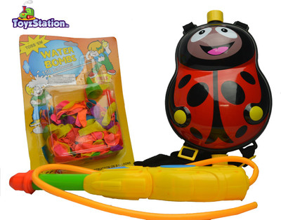 Toyzstation Buzz Bee Water Tank with 150 pcs Balloons Assorted(Multicolor) available at flipkart for Rs.600