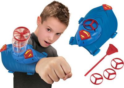 

Thinkway Toys Kryptonian Gauntlet with Scanner Launcher(Blue)