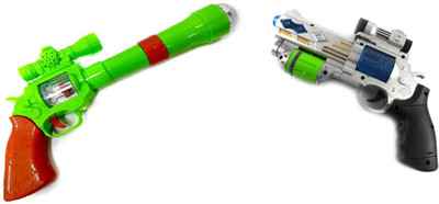 

New Pinch Combo Of light & music strike gun with Voice Projection(Multicolor)