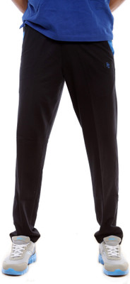 

Sports 52 Wear Solid Men's Black, Blue Track Pants, Blk.blu.
