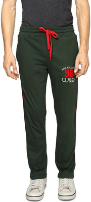 

Ajile by Pantaloons Solid Men's Dark Green Track Pants, Hunter green
