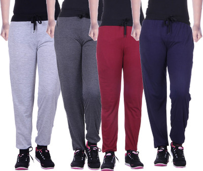 

Gag Wear Solid Women's Multicolor Track Pants, Dark grey;light grey;maroon;navy