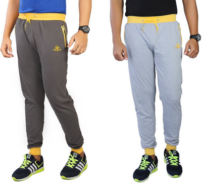 

Finger's Solid Men's Multicolor Track Pants, Yellow-lightyellow