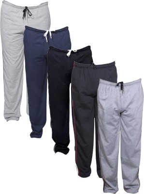 Tullis Solid Men Blue, Black, Grey Track Pants