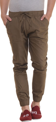 

Sports 52 Wear Solid Men's Brown Track Pants